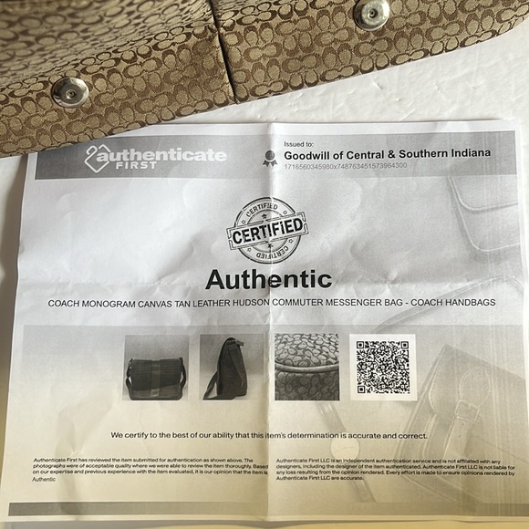 COACH Signature HUDSON messenger bag w/COA - unisex - Picture 13 of 14